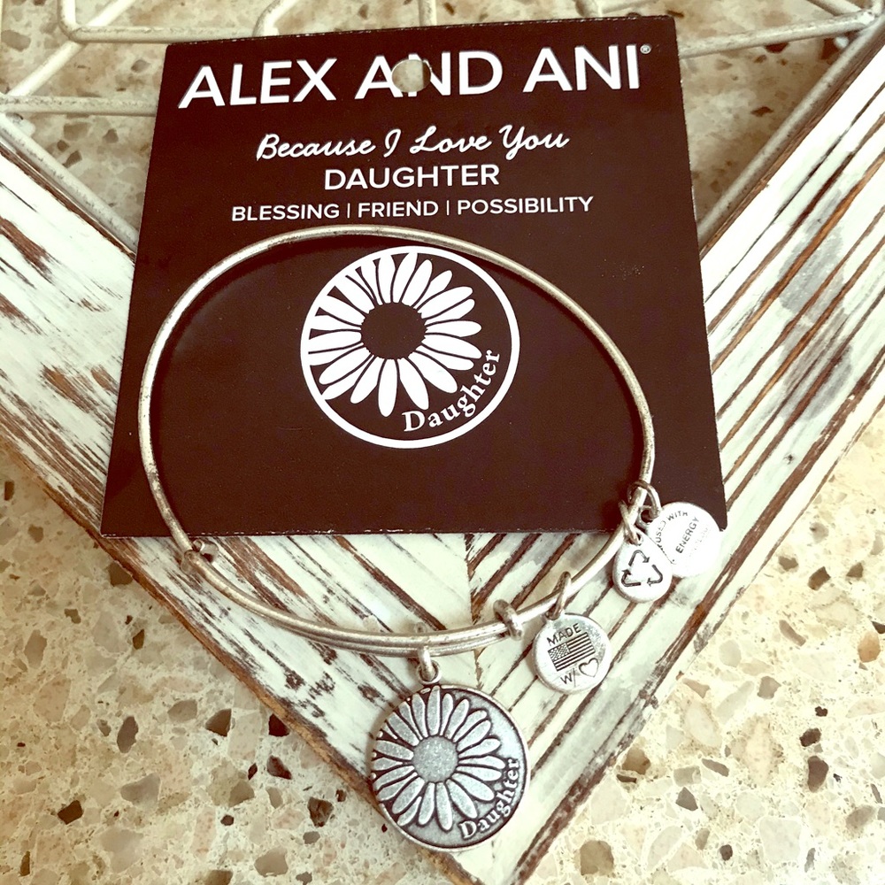 Alex And Ani Daughter Charm Bracelet